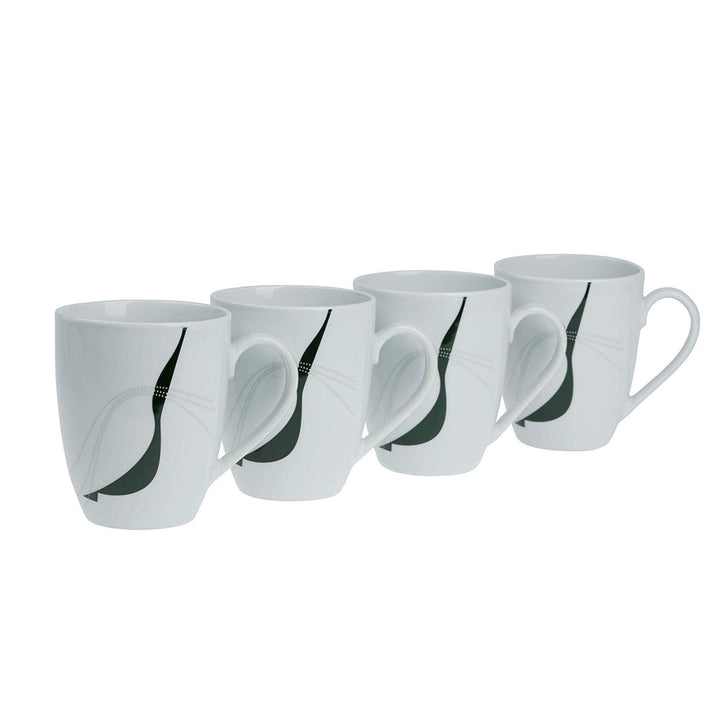 Carnival 16pc Soft Square Porcelain Dinnerware Set