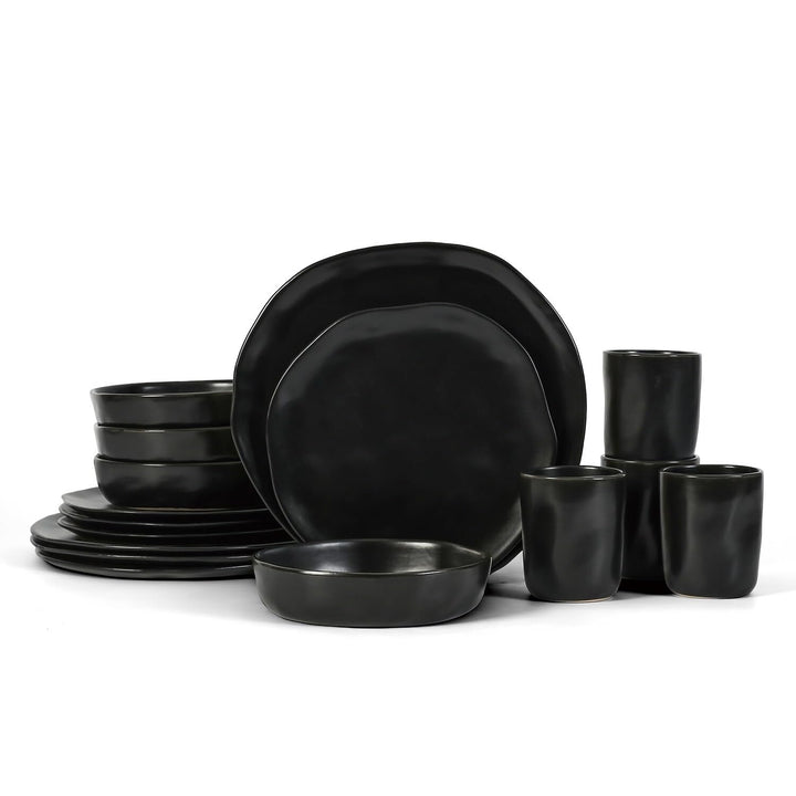 Mercer Project HEKONDA Modern wre 16-Piece Dinnerwre Set Plte