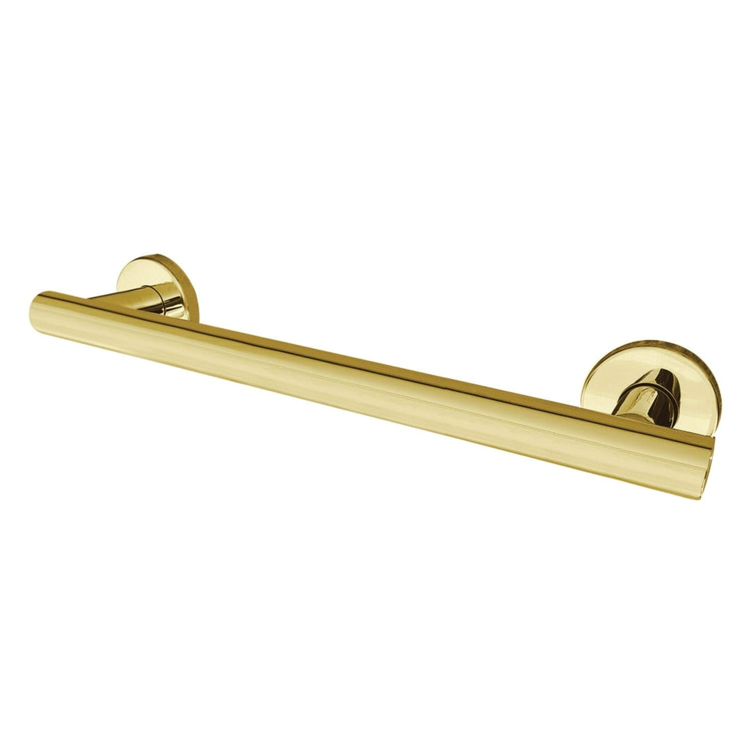 Kingston Brass Berwyn 12-Inch x 1-1/4 Inch O.D Grab Bar Brushed