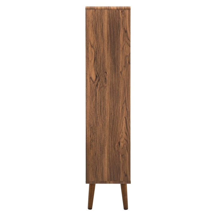 Modway EEI-5743-WAL Transmit 31" Wood Bookcase Walnut