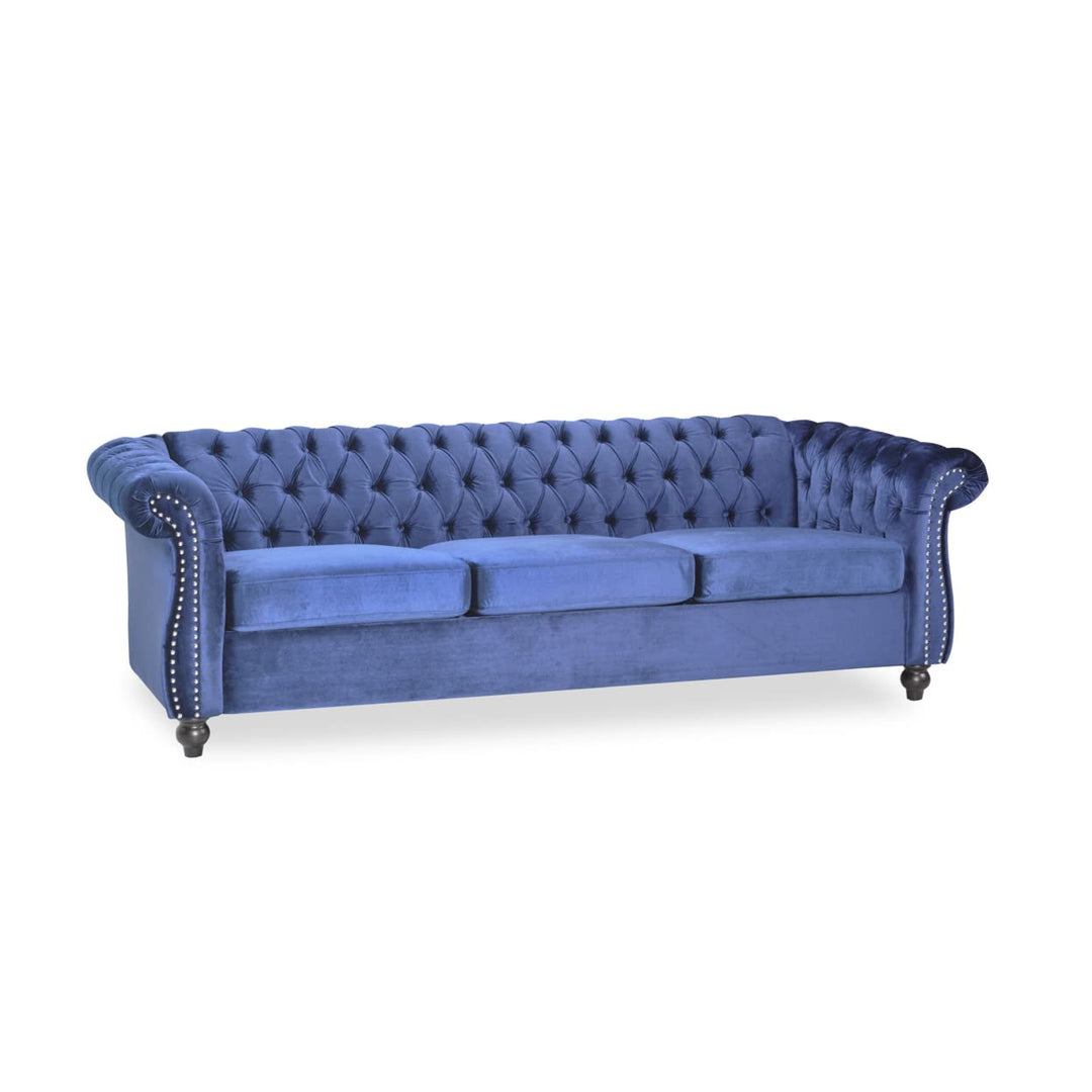 Christopher Knight Hom Norma Sofas Midnight Blue Dark Brown