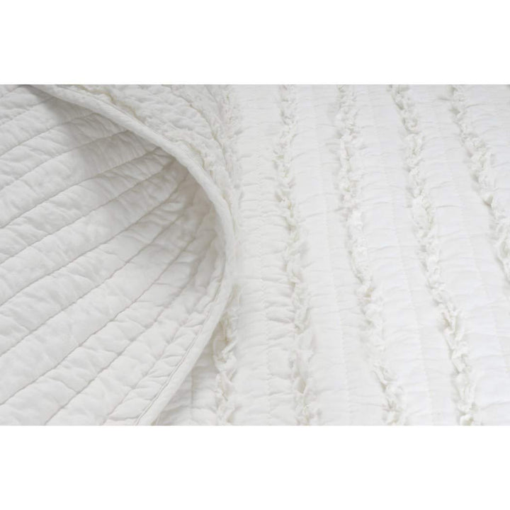 Greenland Home Fashions Greenland Home Ruffled Oversized Cotton Quilt - 2 Piece