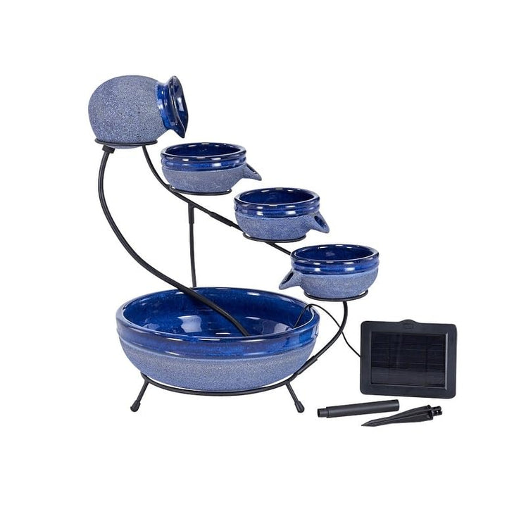 Ceramic Solar Cascade Blueberry Blue