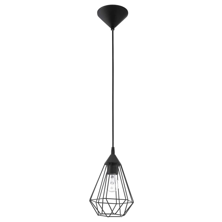 Eglo Lighting 94187A One Light Pendant Matte Black