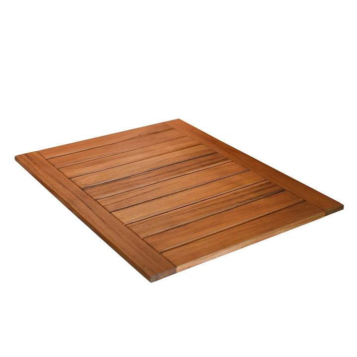 Cambridge Casual Superior Indonesian Teak Estate on-Slip Wood Bath Shower Mat