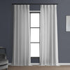 HPD Half Price Drapes Italian Faux Linen Curtains 120 Inches Long Room Darkening 50 X 120 - Dove White