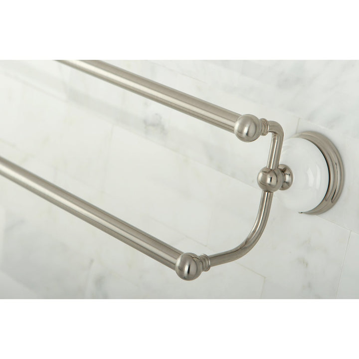 Kingston Brass BA1113SN Victorian Dual Towel-Bar 24-Inch Brushed Nickel