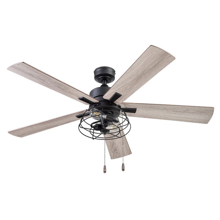 Prominence Home Marshall 52 Inch Industrial Style LED Ceiling Fan with Light