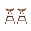 Christopher Knight Home Stocker Dining Chair Light Beige + Walnut Natural Walnut/ Light Beige