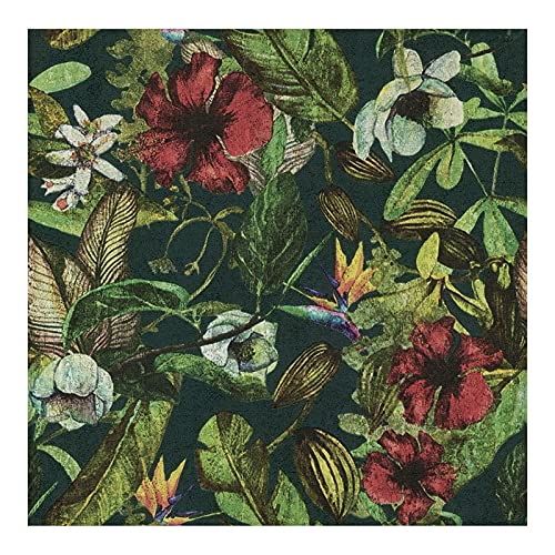 Multicolor Botanical Wallpaper 21 X Green Floral Modern Contemporary Wildlife