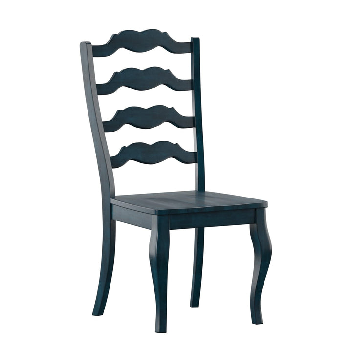 Inspire Q Eleanor Ladder Back Dining Chair (Set of 2) by Classic Antique Dark