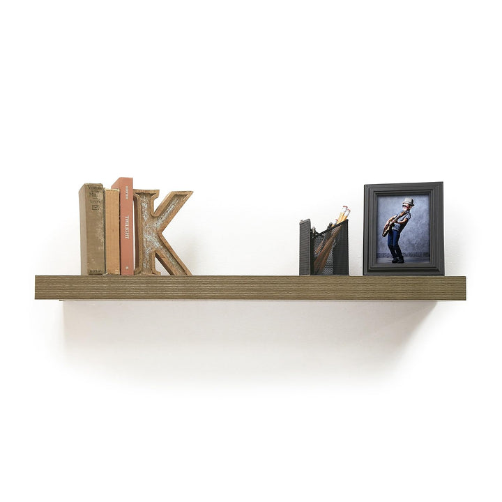 InPlace Shelving 9602042E Floating Shelf with Invisible Brackets 48" Gray Oak