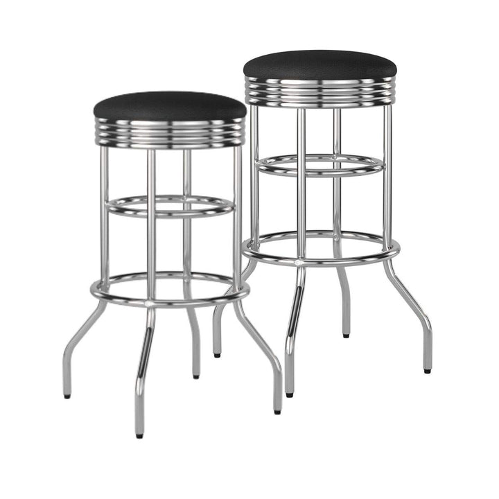 TRINITY Heavy Duty 30-Inch Swivel Bar Stool for Kitchen Counter Garage or