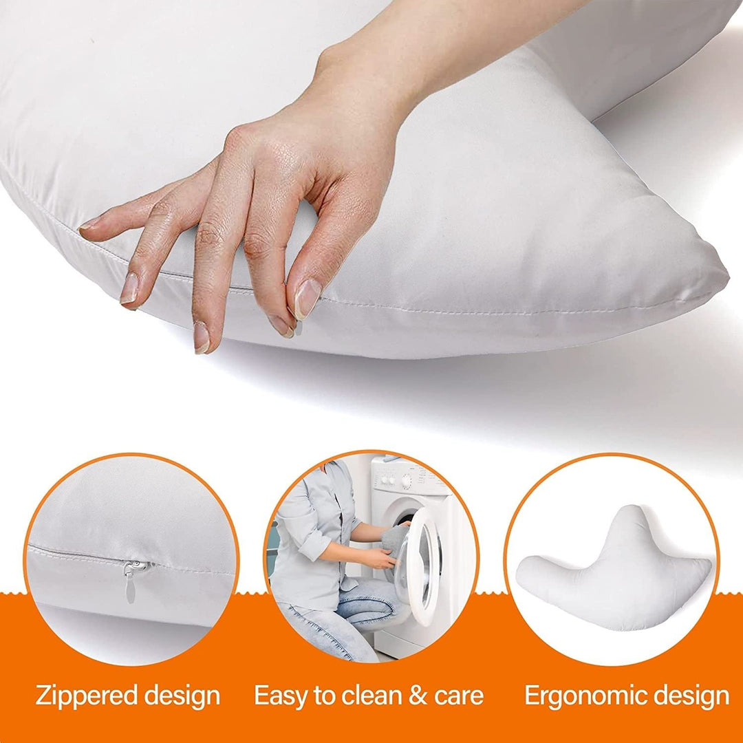 Shoulder Support Pillow White Single