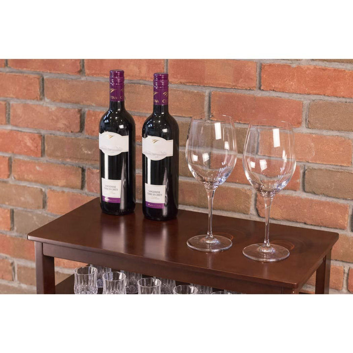 16 Bottle Wine Racks Free tanding Floor Unit with a Table Top for erving and - Diamond Home USA