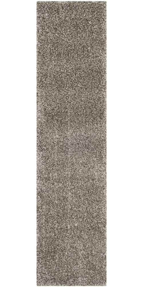 SAFAVIEH Milan Shag Collection Runner Rug - 2' x 10' Grey Solid Design