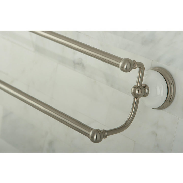 Kingston Brass BA1113SN Victorian Dual Towel-Bar 24-Inch Brushed Nickel