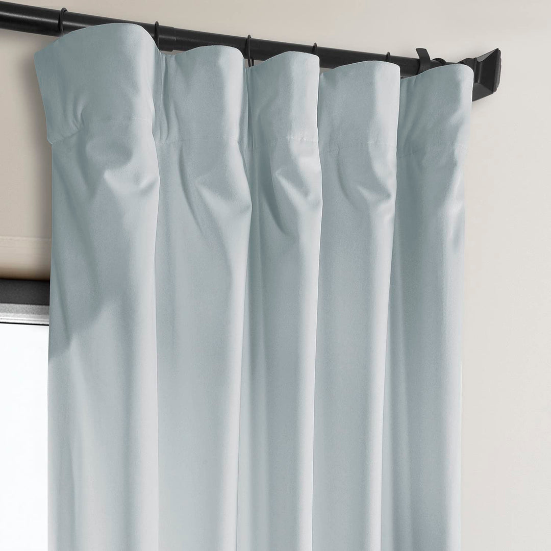 Exclusive Fabrics Plush Velvet Room Darkening Curtain (1 Panel)