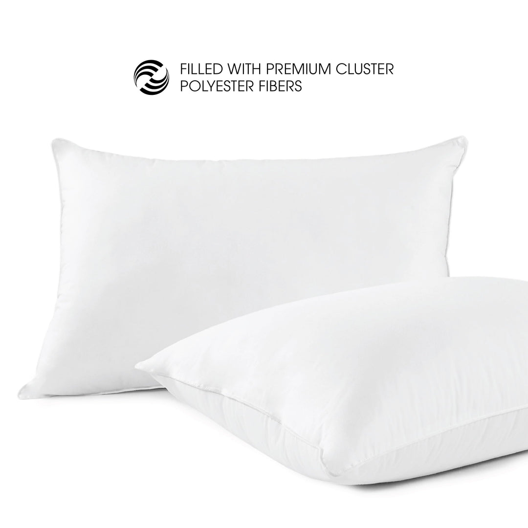 I Am Side Sleeper Pillow 2 Pack White Set of