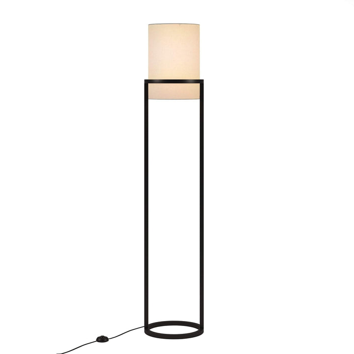 Blackened Bronze Floor Lamp Black