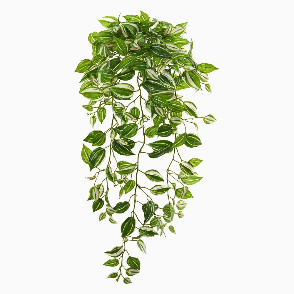 Nearly Natural 6192-S2 32 in. Wandering Jew Hanging Artificial Plant - Set of 2