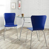 Simple Living Pisa Bentwood Stackable Dining Kitchen Chairs (Set of 2) (Blue)