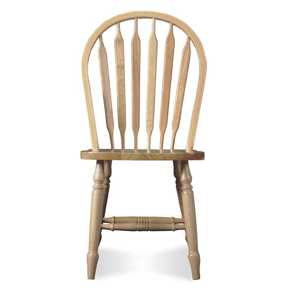 International Concepts 38-Inch High Arrow Back Chair Natural