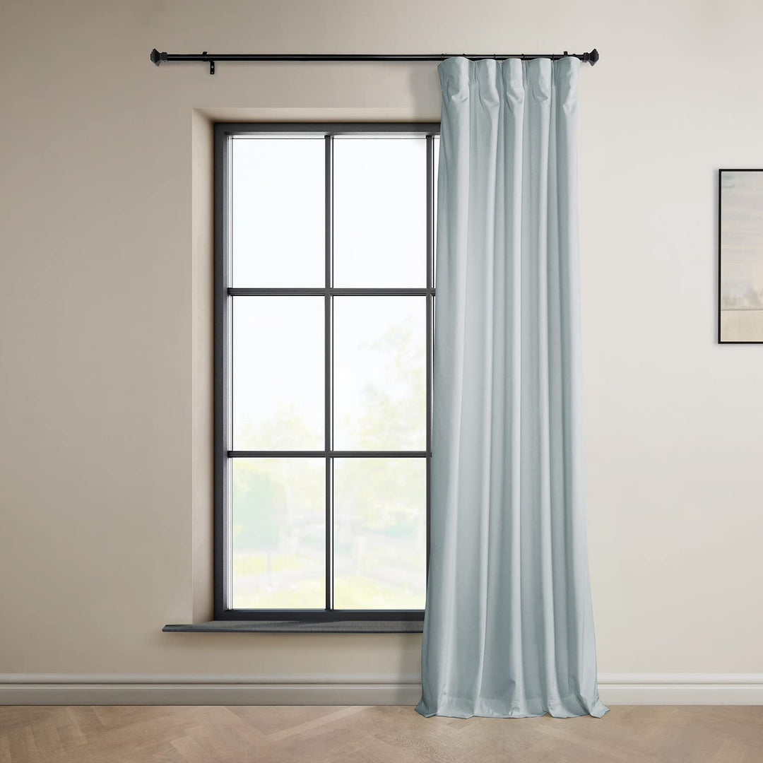 Exclusive Fabrics Plush Velvet Room Darkening Curtain (1 Panel)