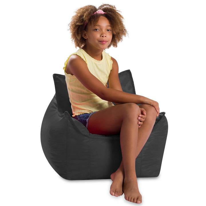 Posh Creations Bean Bag Structured Seat for Toddlers and Kids Comfy