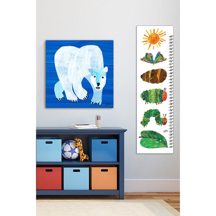 Marmont Hill Eric Carle 'Caterpillar Becomes Butterfly' Canvas Growth Chart