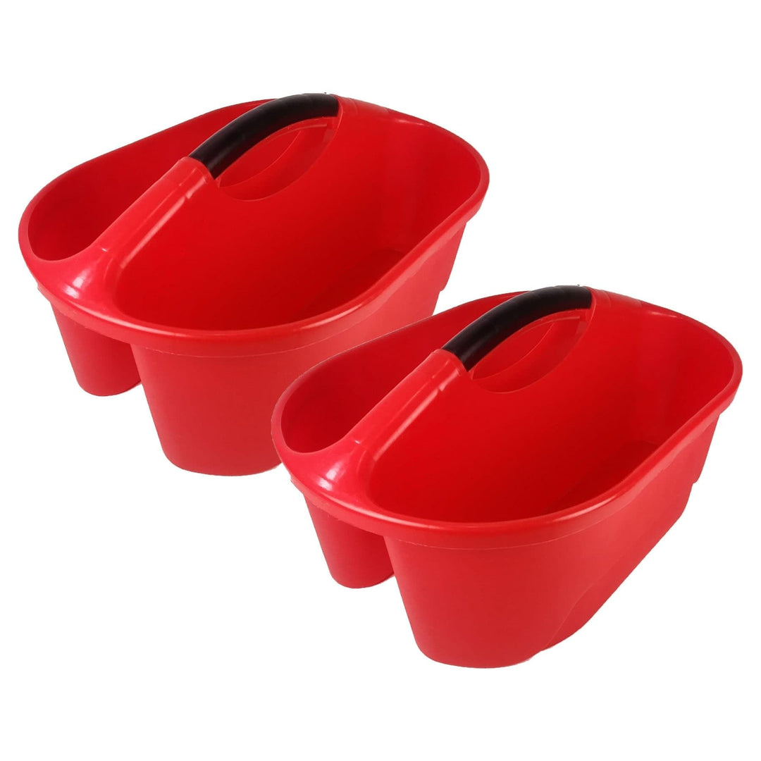 Classroom Caddy Red Pack of 2 Plastic