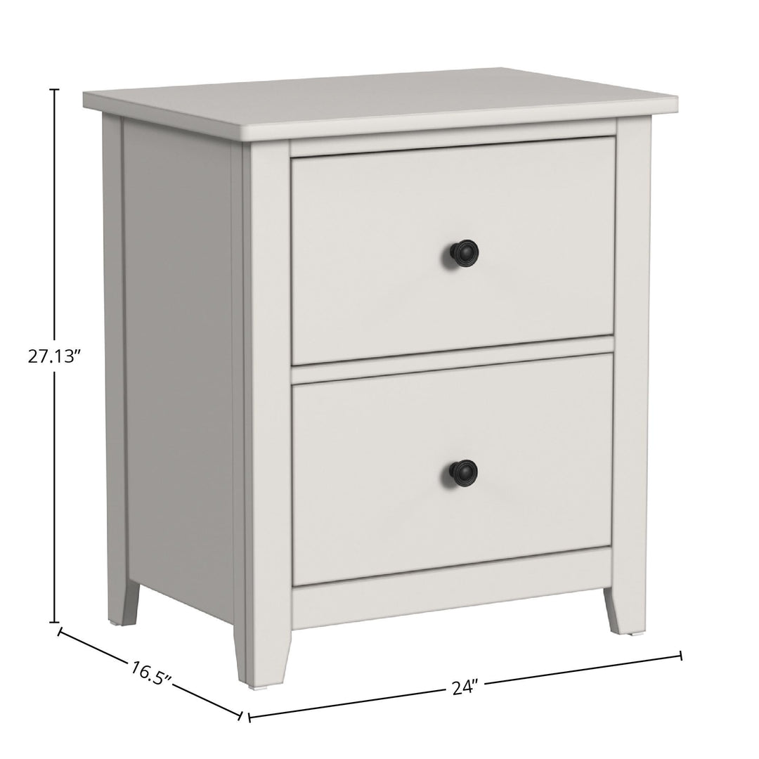 Westwood Design Lodge Farmhouse Wood Cream Finish Nightstand