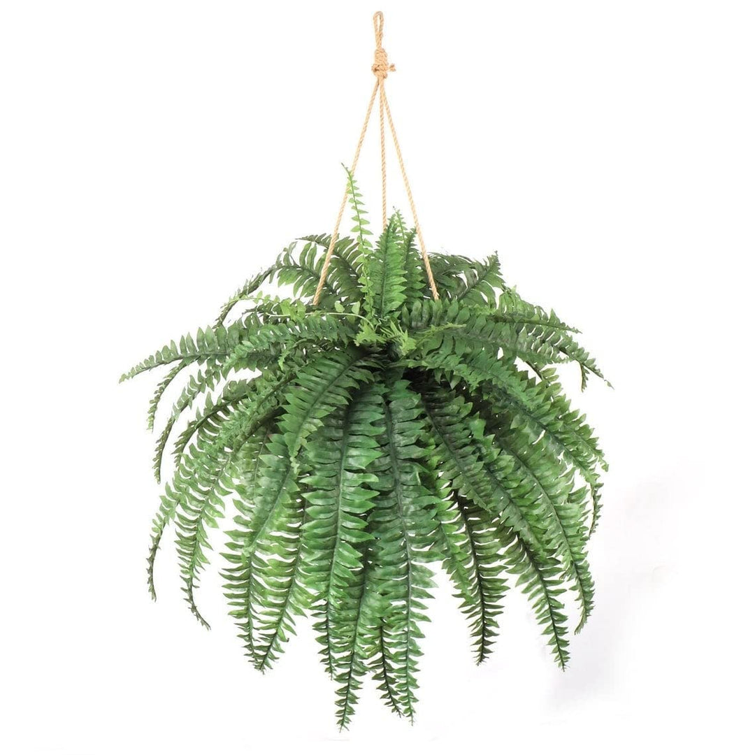 Silk Boston Fern Uv Resistant 48 Inch Diameter 60 Fronds 48"