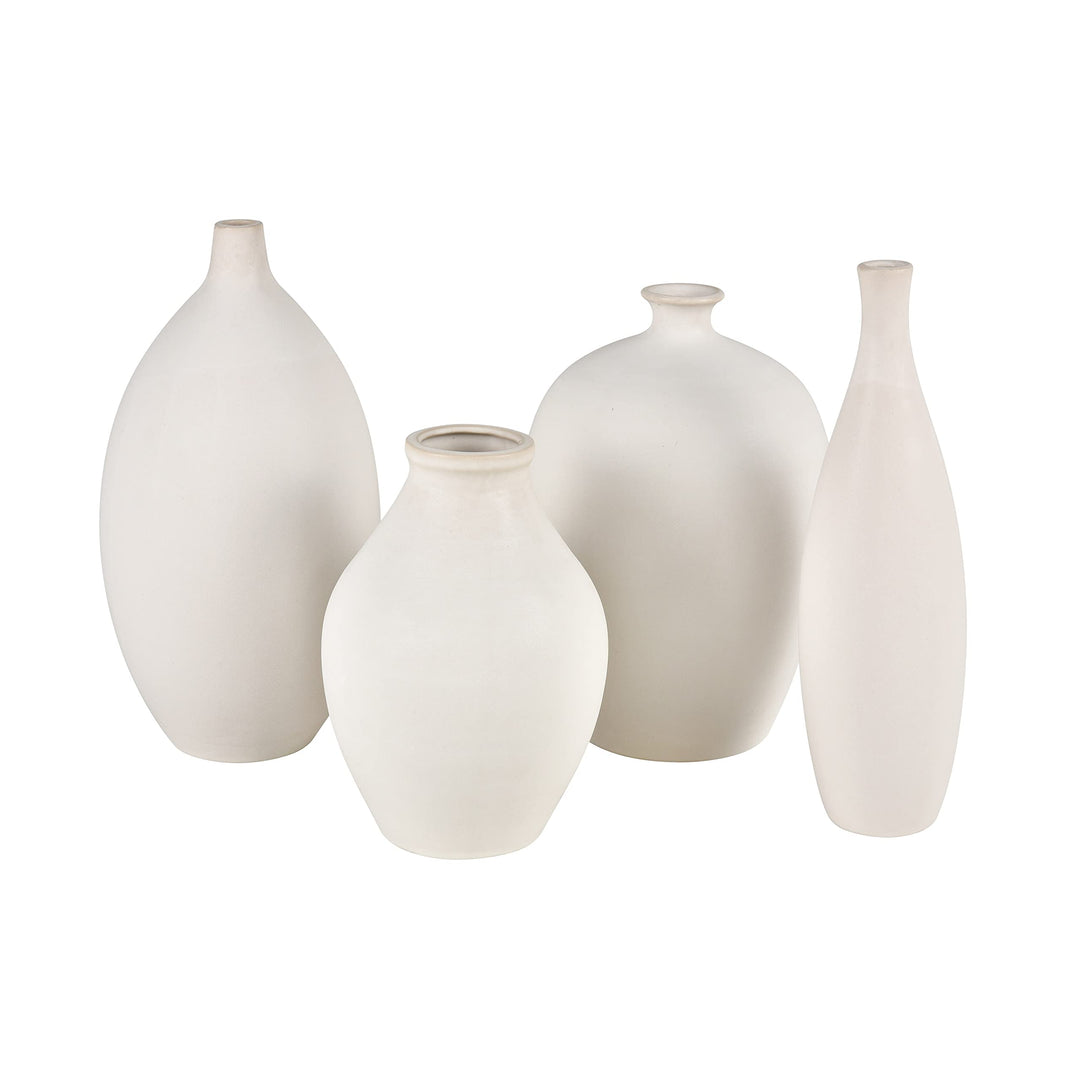 Vase Medium White Transitional Ceramic