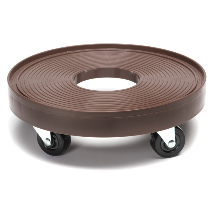 DeVault Enterprises DEV3015E 12 Inch Plant Dolly with Hole Espresso