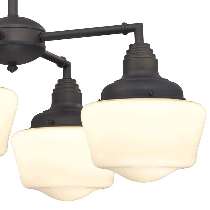 Westinghouse 6342000 Scholar Four-Light Indoor Convertible Chandelier/Semi-Flush