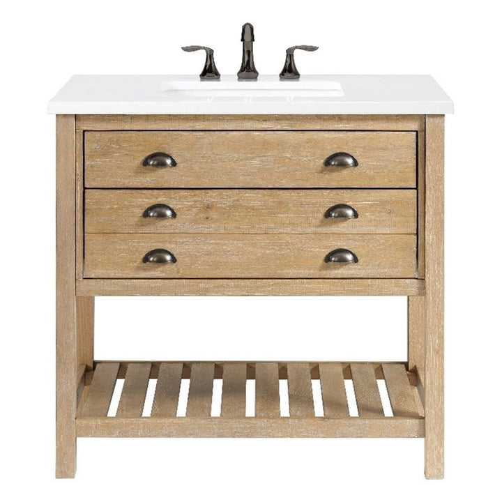 Martin Svensson Home Monterey Single Vanity Driftwood Driftwood - Single Vanities