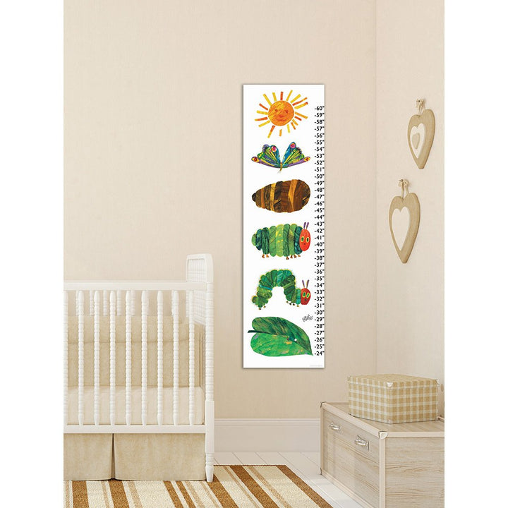 Marmont Hill Eric Carle 'Caterpillar Becomes Butterfly' Canvas Growth Chart