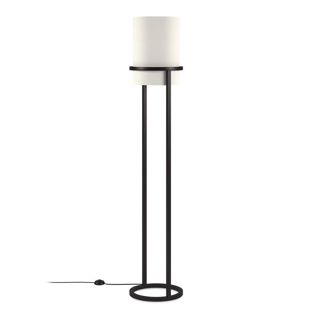 Blackened Bronze Floor Lamp Black