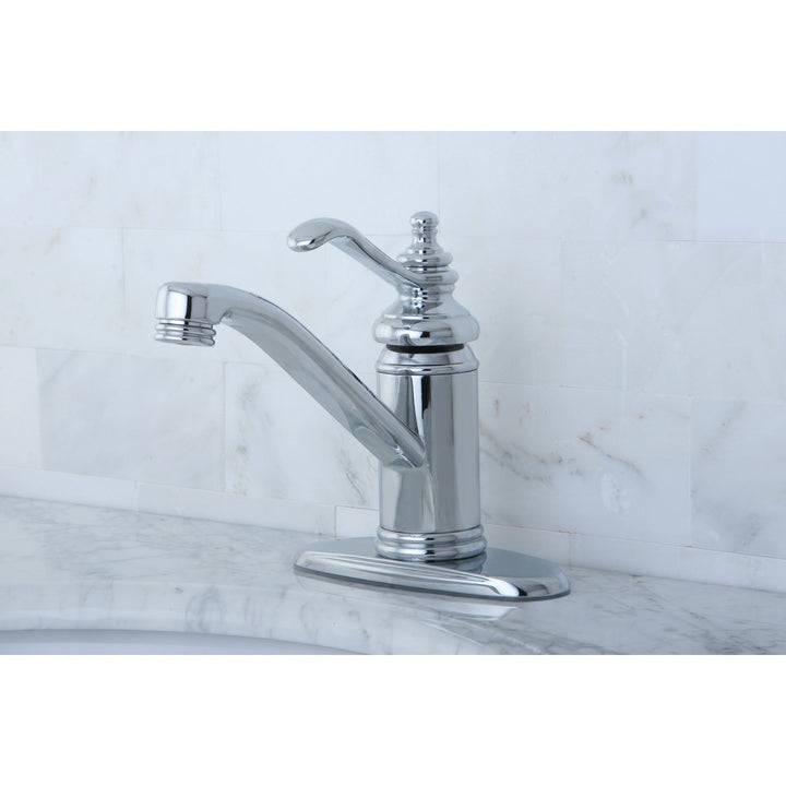 Kingston Brass KS3401TL Templeton 4-Inch Single Handle Centerset Lavatory Faucet