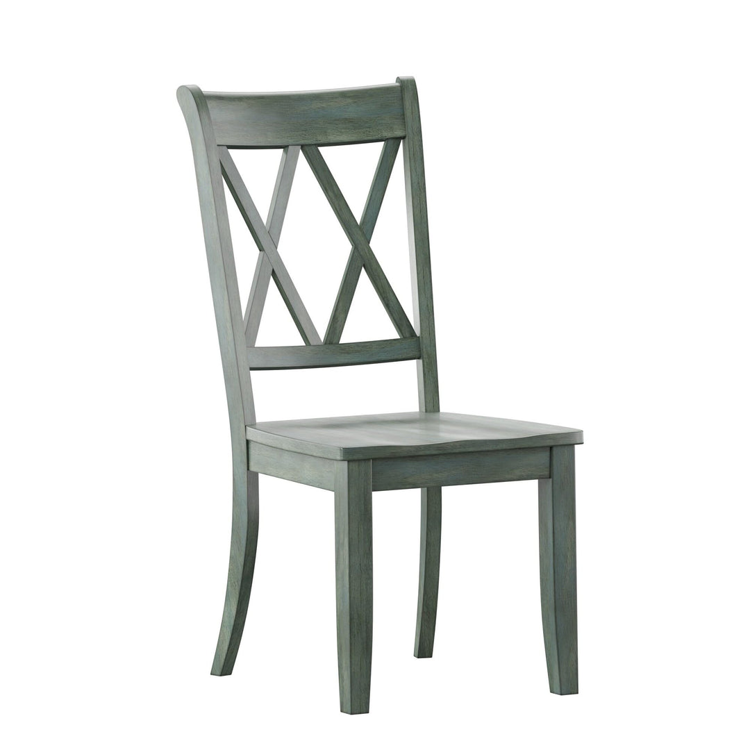 Inspire Q Eleanor X Back Wood Dining Chair (Set of 2) by Classic Dining Chairs Antique