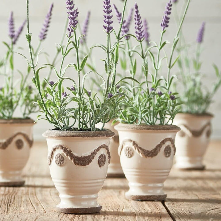 French Lavender Drop-in 13" Set of 6 Purple