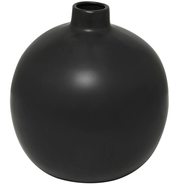 Black Ceramic Matte Vase