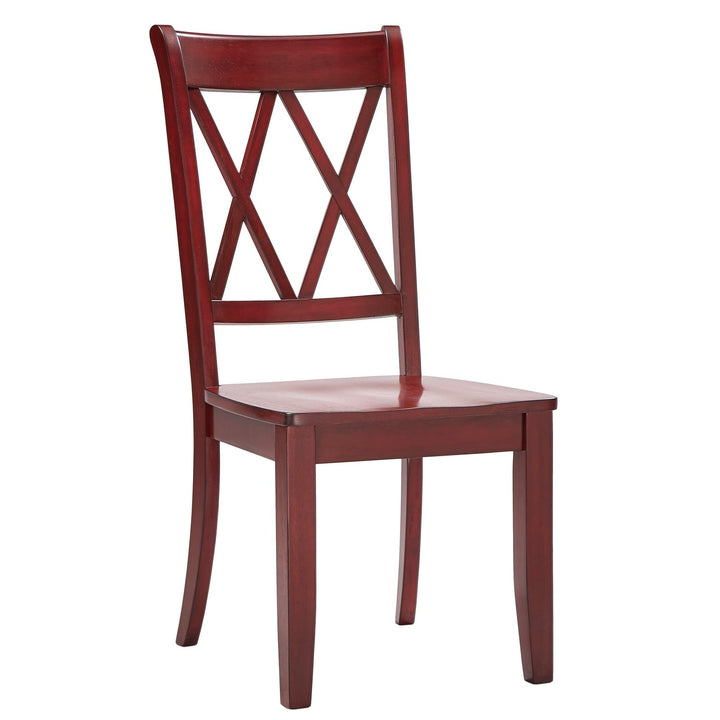 Inspire Q Eleanor X Back Wood Dining Chair (Set of 2) by Classic Dining Chairs Antique