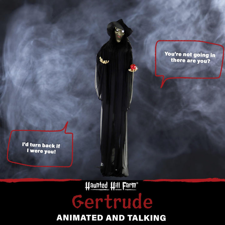 Haunted Hill Farm 95" Standing Witch Animatronic