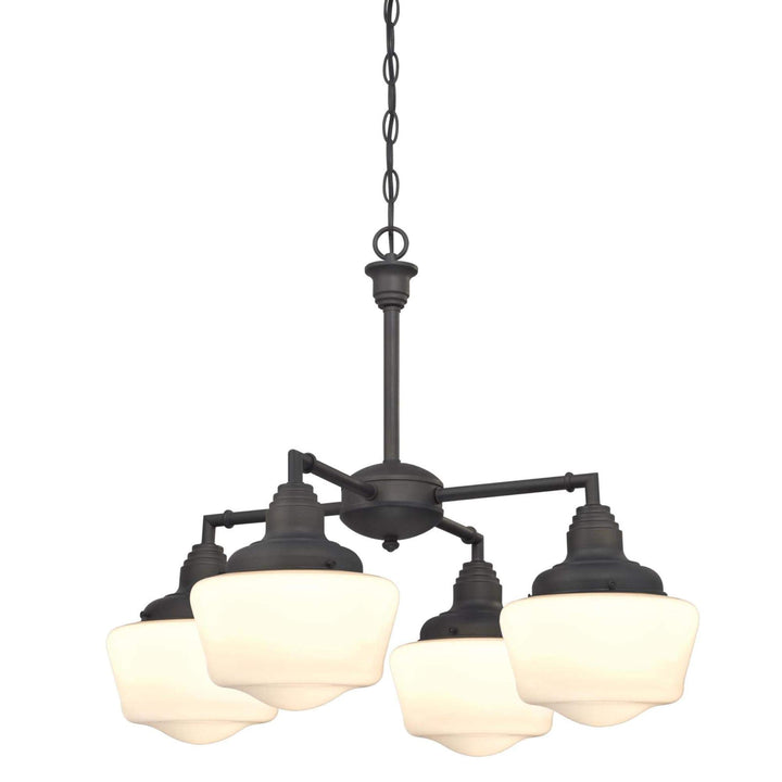 Westinghouse 6342000 Scholar Four-Light Indoor Convertible Chandelier/Semi-Flush