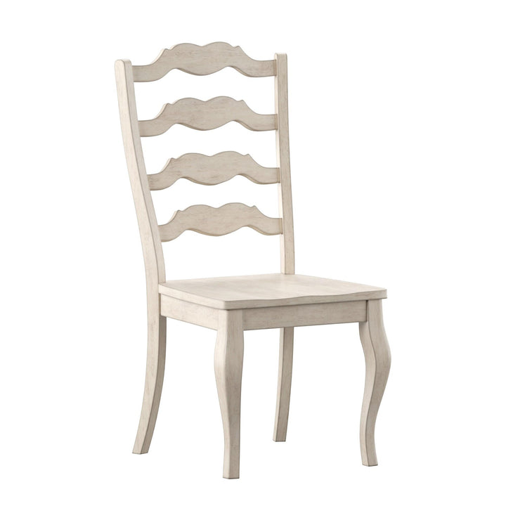 Inspire Q Eleanor Ladder Back Dining Chair (Set of 2) by Classic Antique Dark