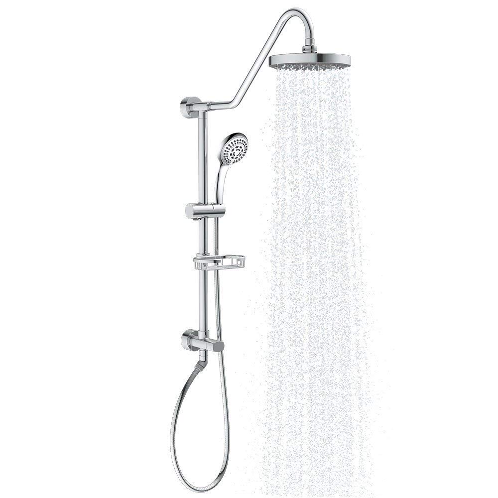 PULSE ShowerSpas 1011-CH-1.8GPM Kauai III Shower System with 8" Rain