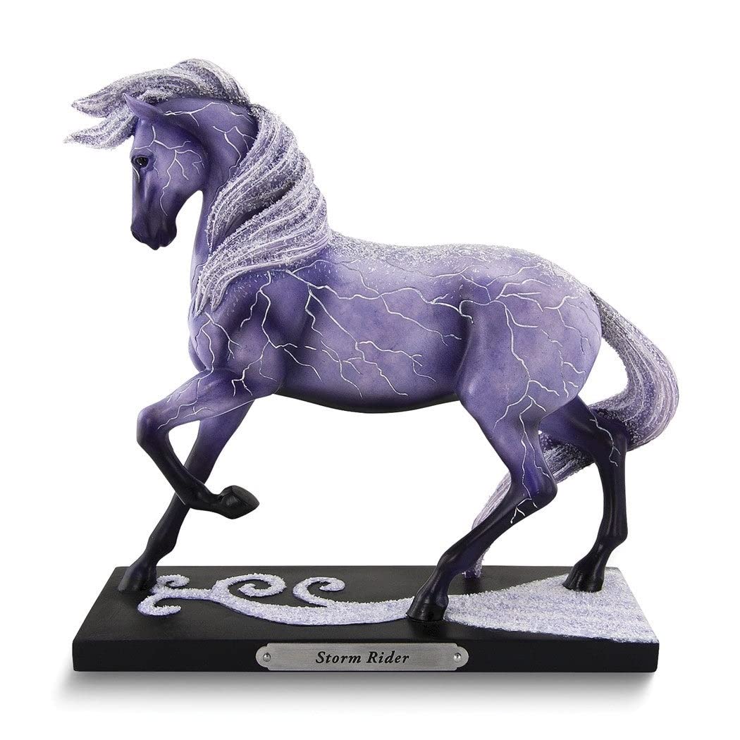 Trail of Painted Ponies Storm Rider Figurine Multi Color Resin