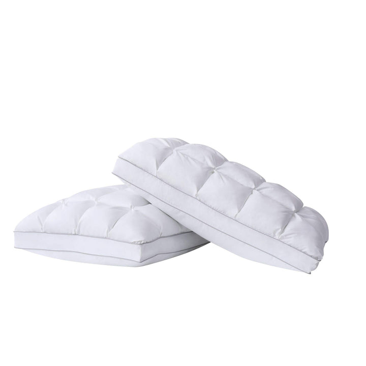 Charisma Luxe Down Alternative Gel Filled Chamber 2-Pack Pillow - White - King